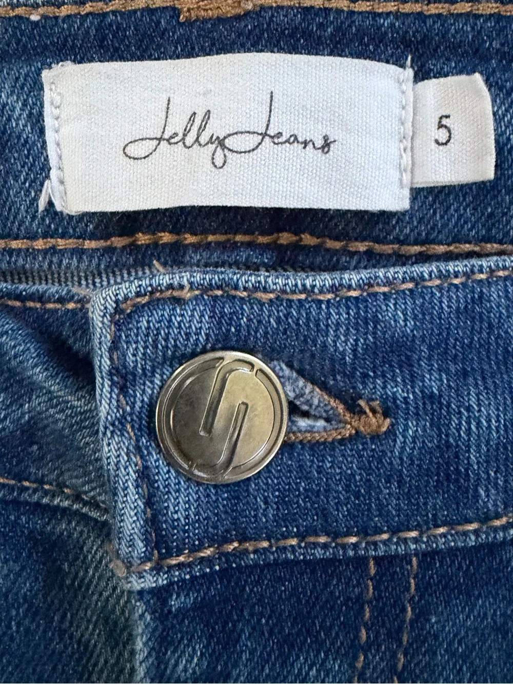 Jelly Jeans Mid-Rise Bootcut Jeans Size 5 Juniors Style #JJ3021